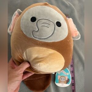Mila the Elephant in Beaver Costume Squishmallow, S8, Costume Collection